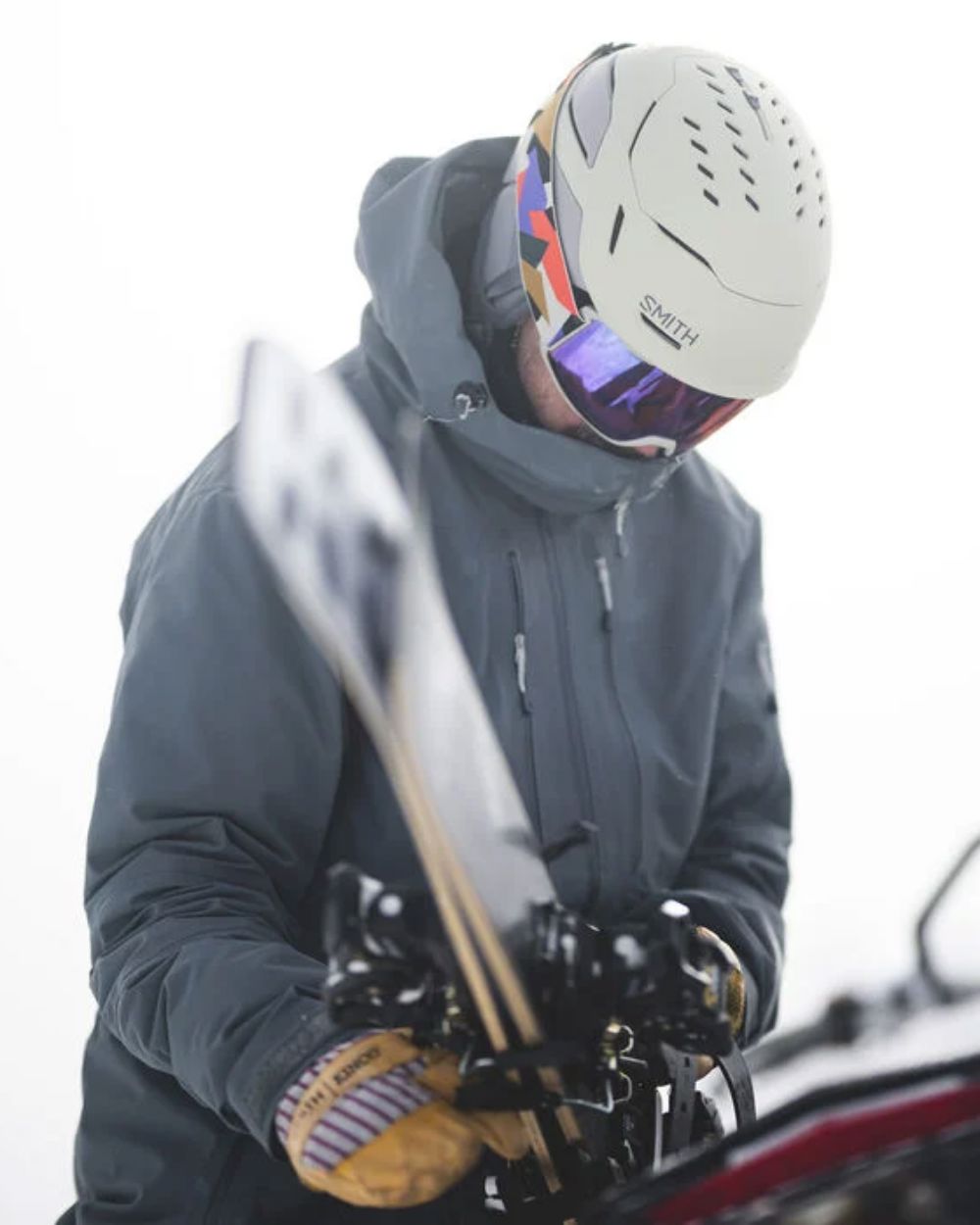 Smith Vantage 2 MIPS Helmet - Matte Chalk Helmets Smith