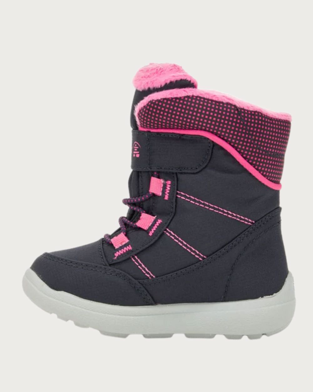 Toddler Kamik Stance Waterproof Boots - Navy Magenta Footwear Kamik