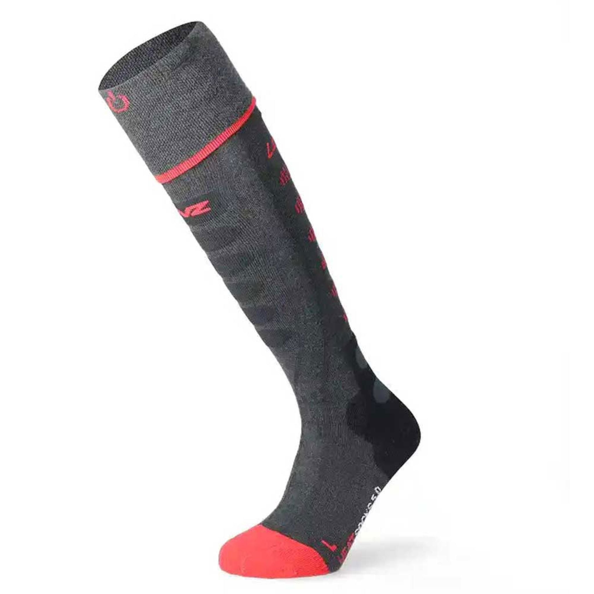 Unisex Lenz Battery Heated Toe Cap 5.1 Socks - Dark Gray Socks Lenz