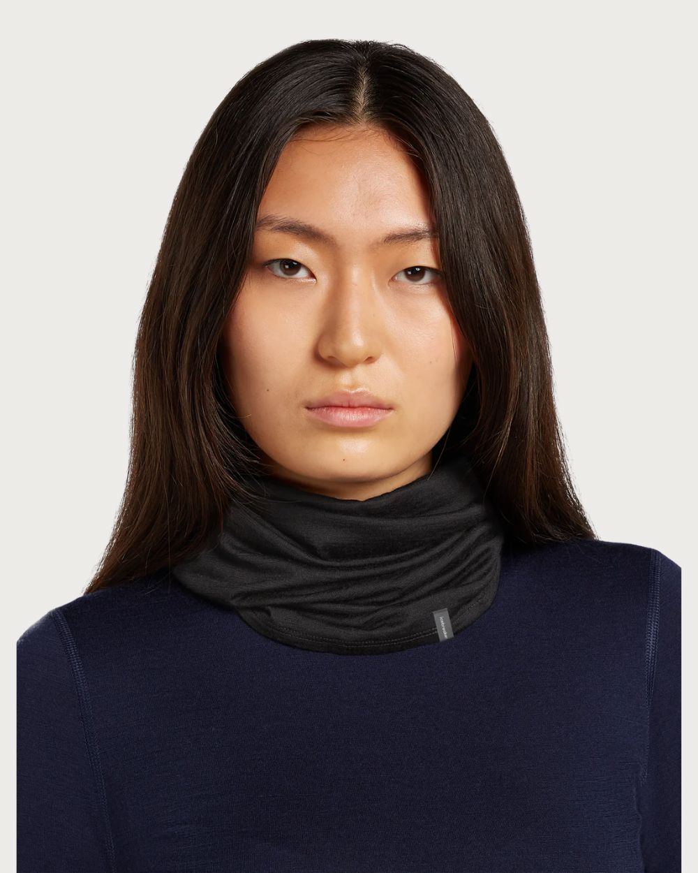 Unisex Merino 200 Oasis Flexi Chute - Black Neckwarmers Icebreaker