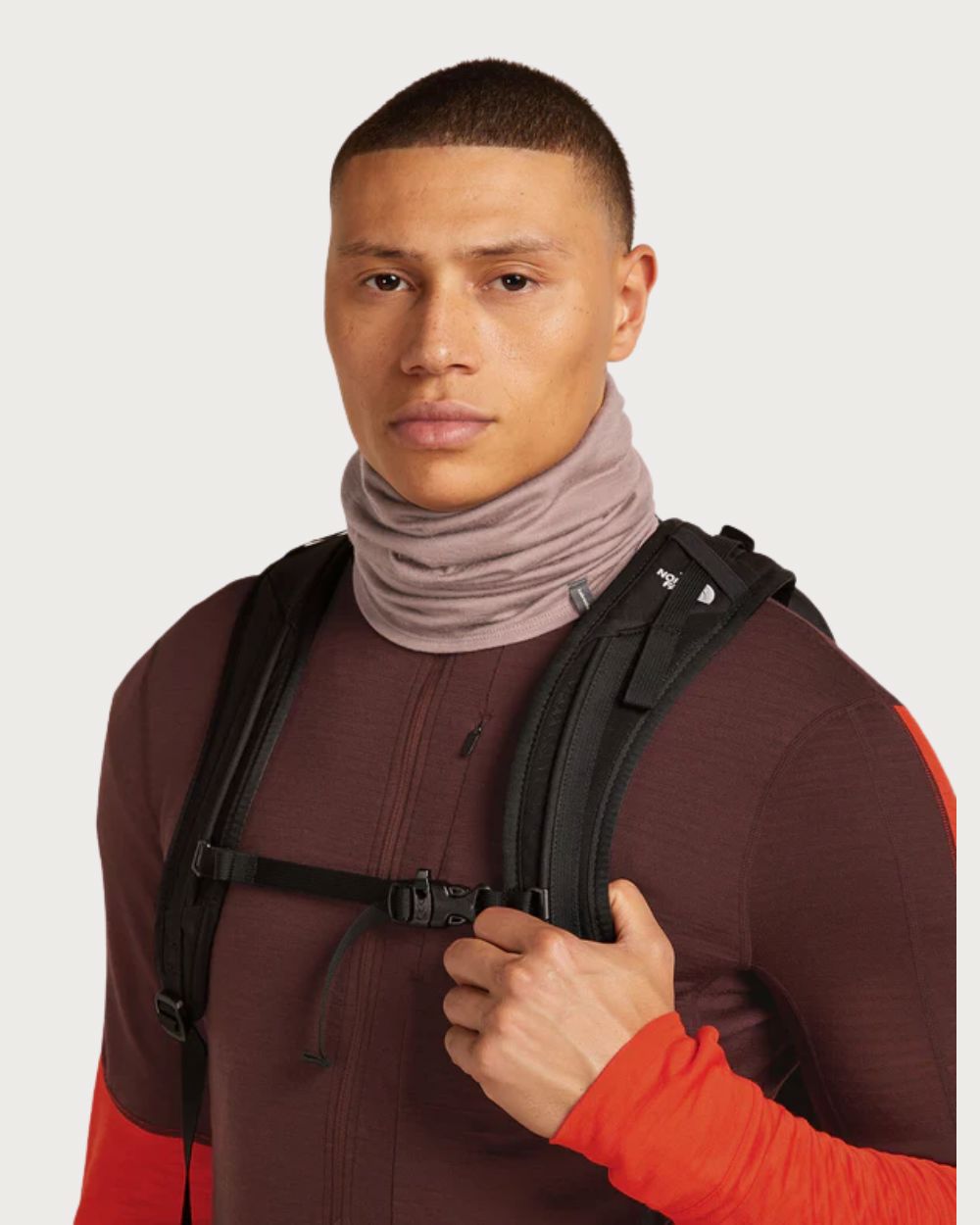 Unisex Merino 200 Oasis Flexi Chute - Pink Neckwarmers Icebreaker