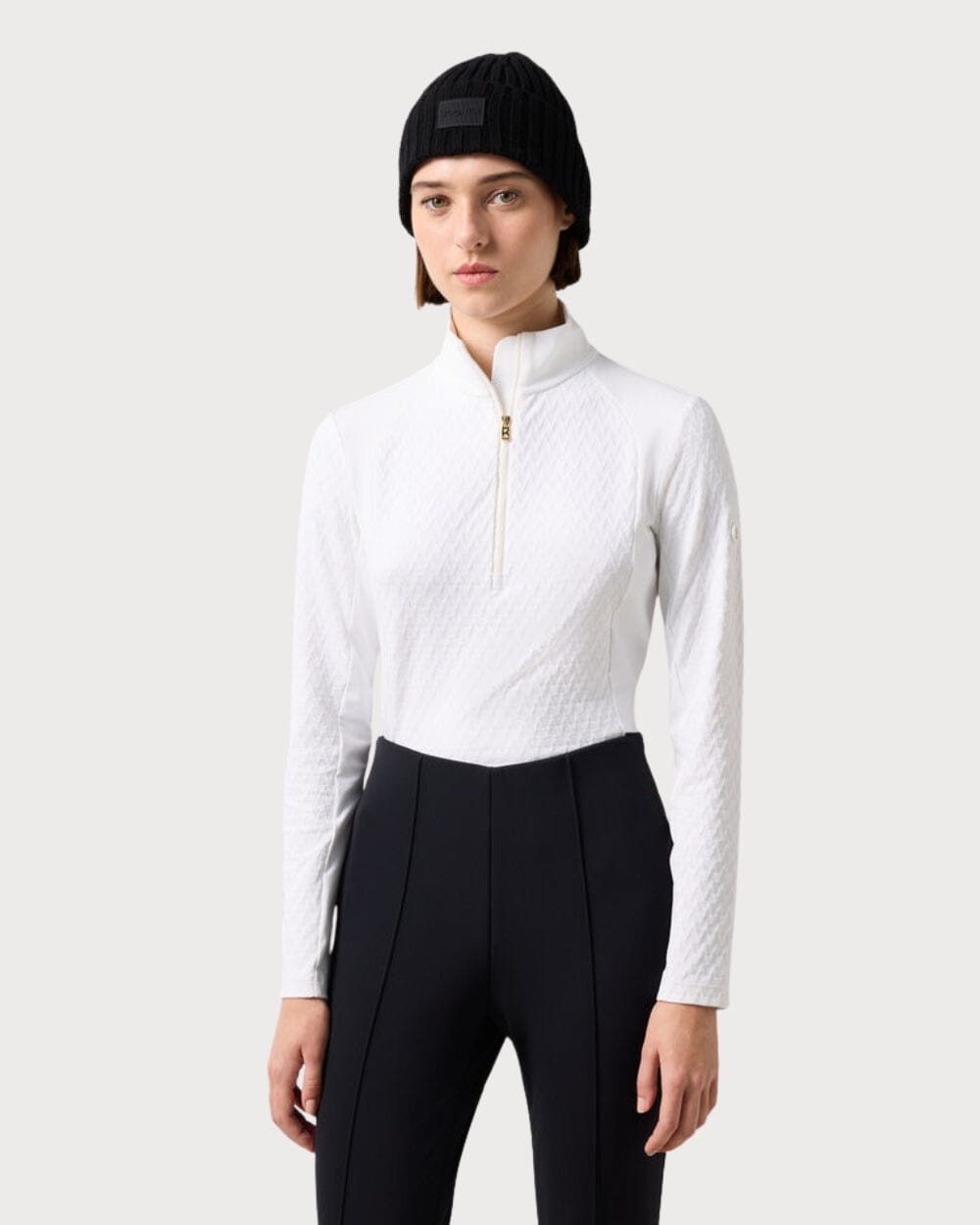 Womens Bogner Claya First Layer - Off White Thermals Bogner