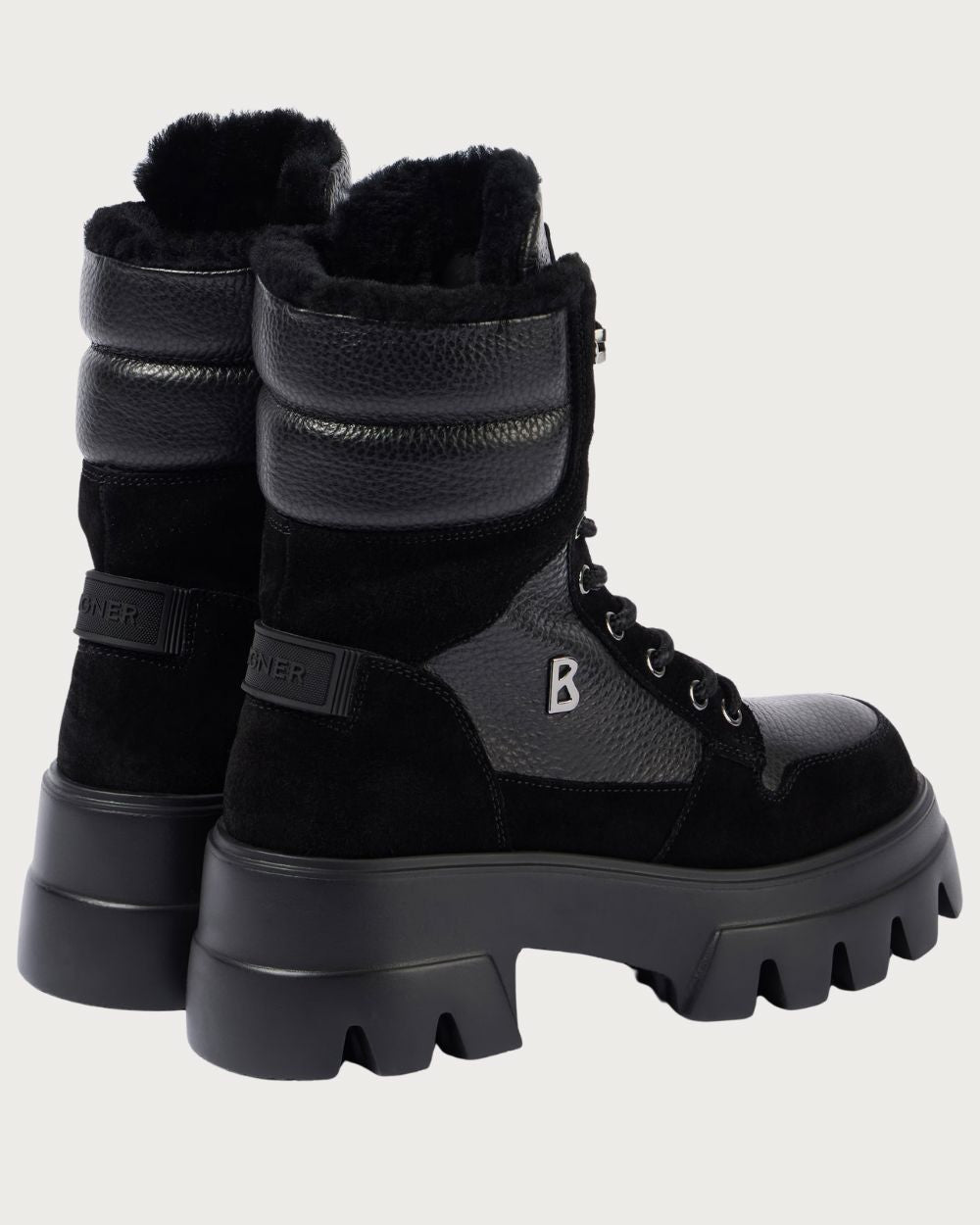 Womens Bogner Sapporo 2A Leather Boots - Black Footwear Bogner
