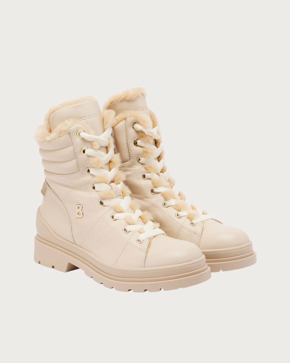 Womens Bogner St Moritz 14B Boots - Beige Footwear Bogner