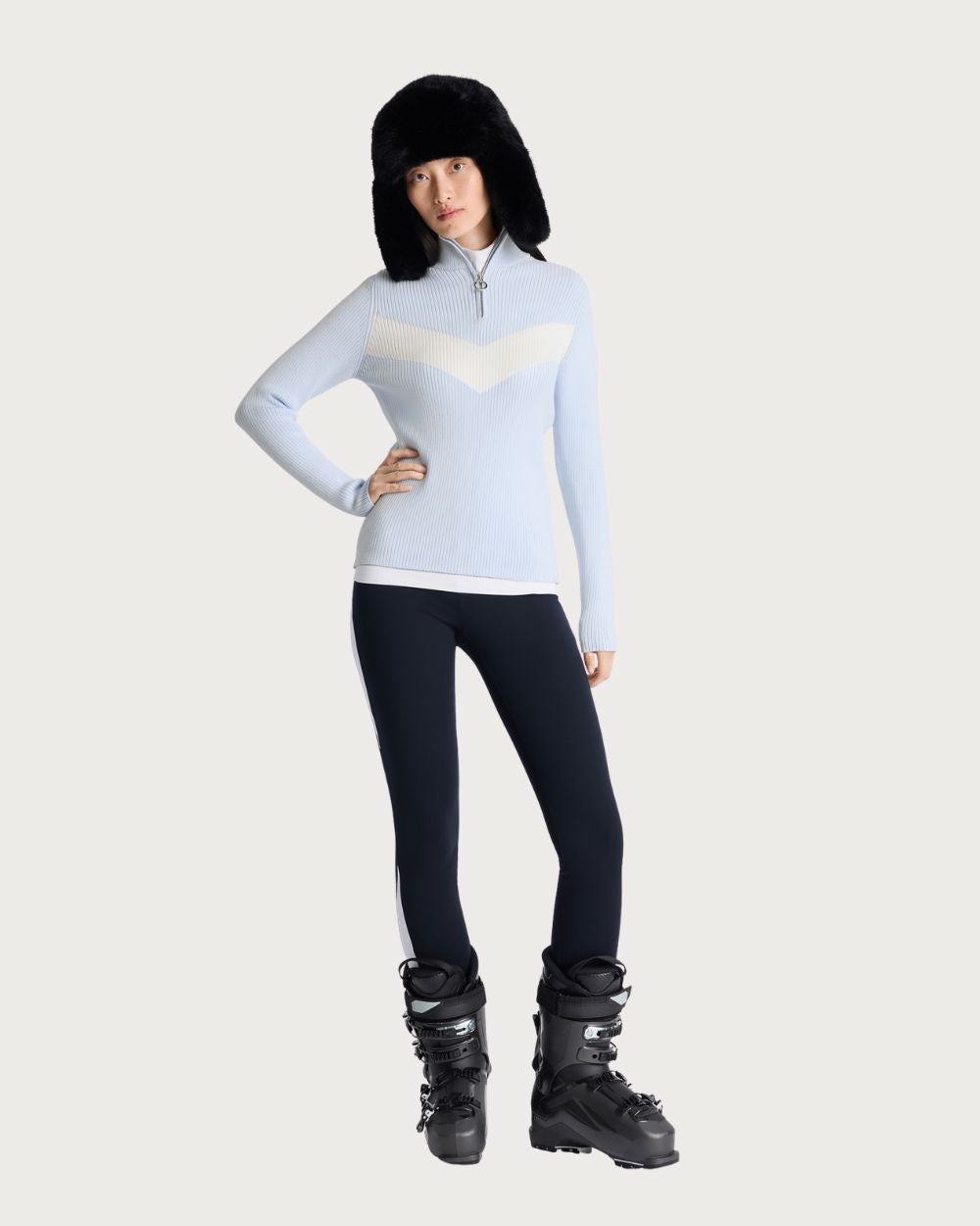 Womens Fusalp Andromede Midlayer - Light Nuage/Neige Unclassified Fusalp
