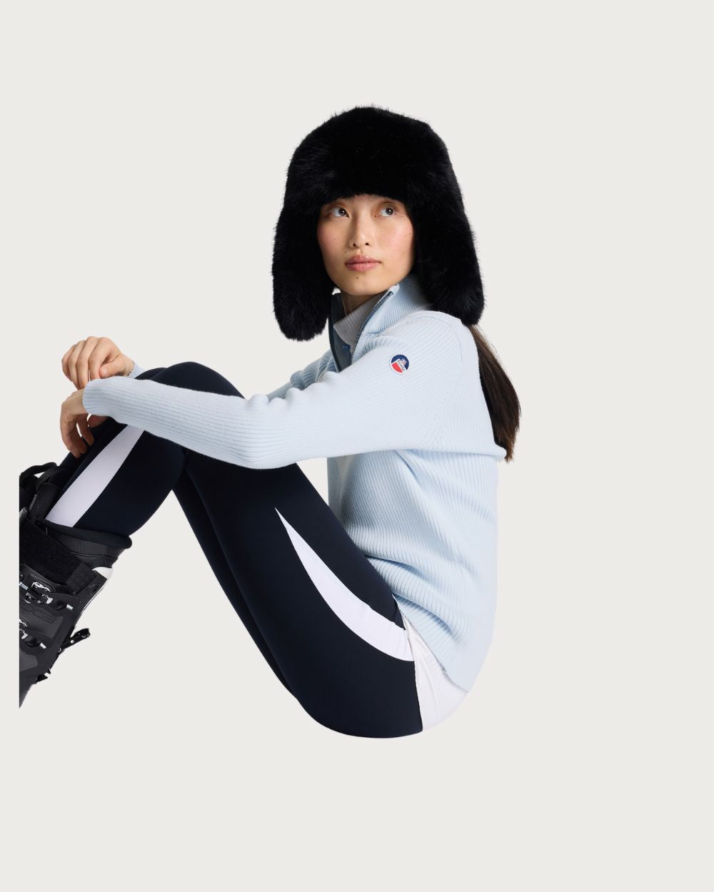 Womens Fusalp Andromede Midlayer - Light Nuage/Neige Unclassified Fusalp