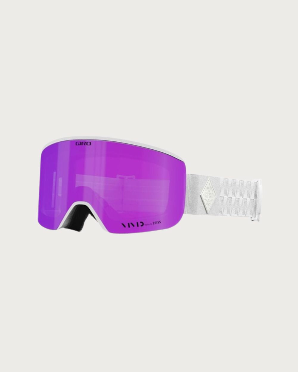Womens Giro Ella (Medium Fit) Goggles - White Bliss Vivid Pink Goggles Giro