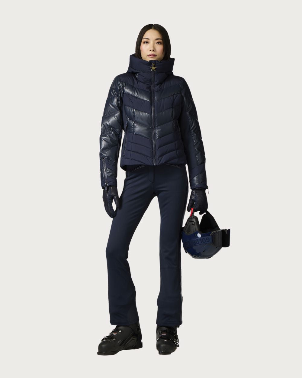 Womens Goldbergh Abisso Ski Jacket - French Blue Jackets Goldbergh