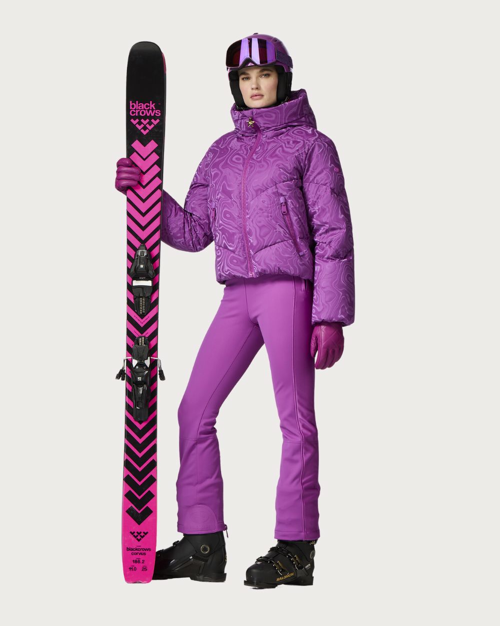Womens Goldbergh Aeliana Ski Jacket - Viola Jackets Goldbergh