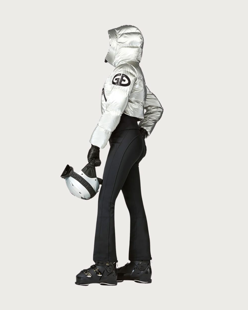 Womens Goldbergh Bombardino Jacket - Silver Jackets Goldbergh