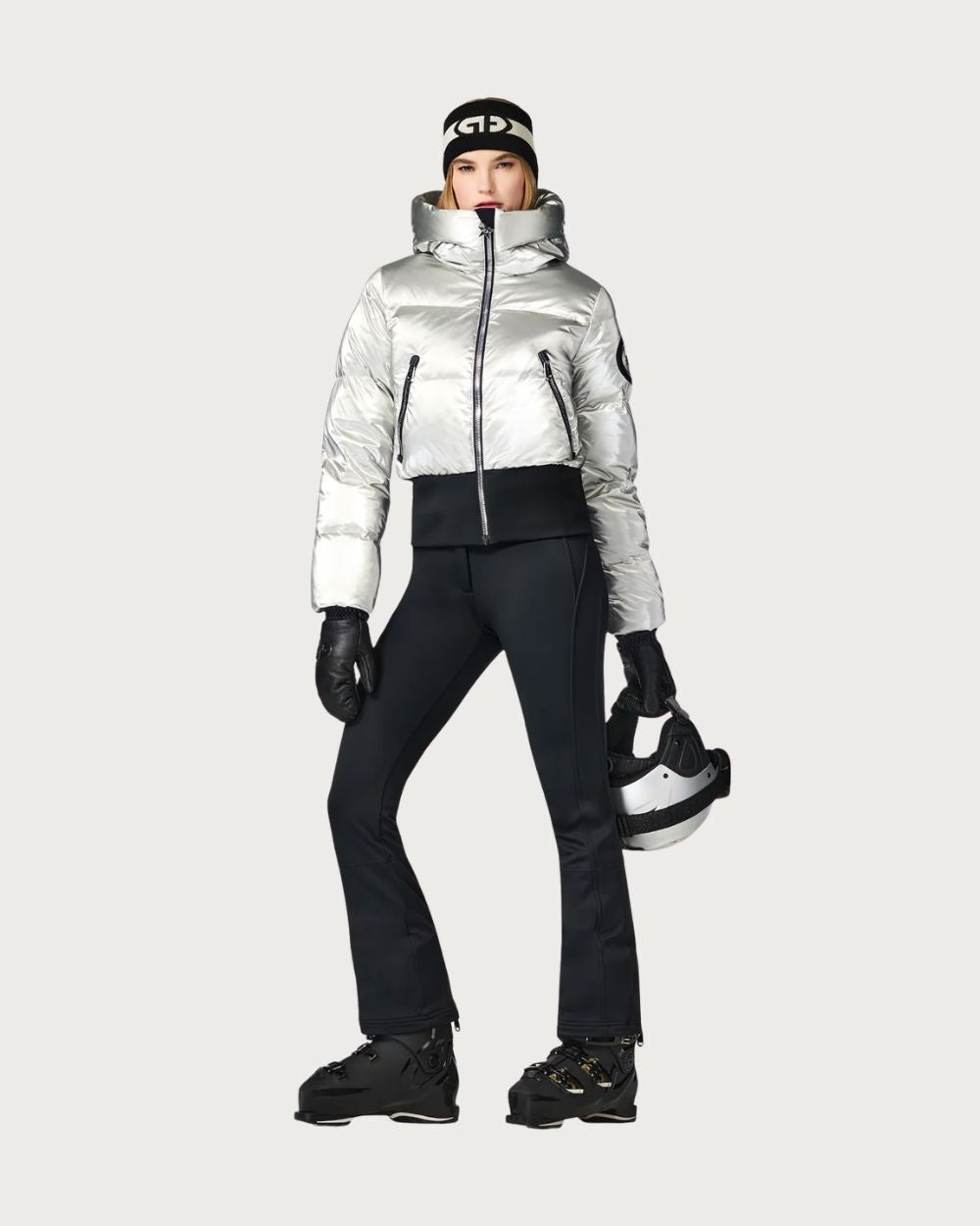 Womens Goldbergh Bombardino Jacket - Silver Jackets Goldbergh
