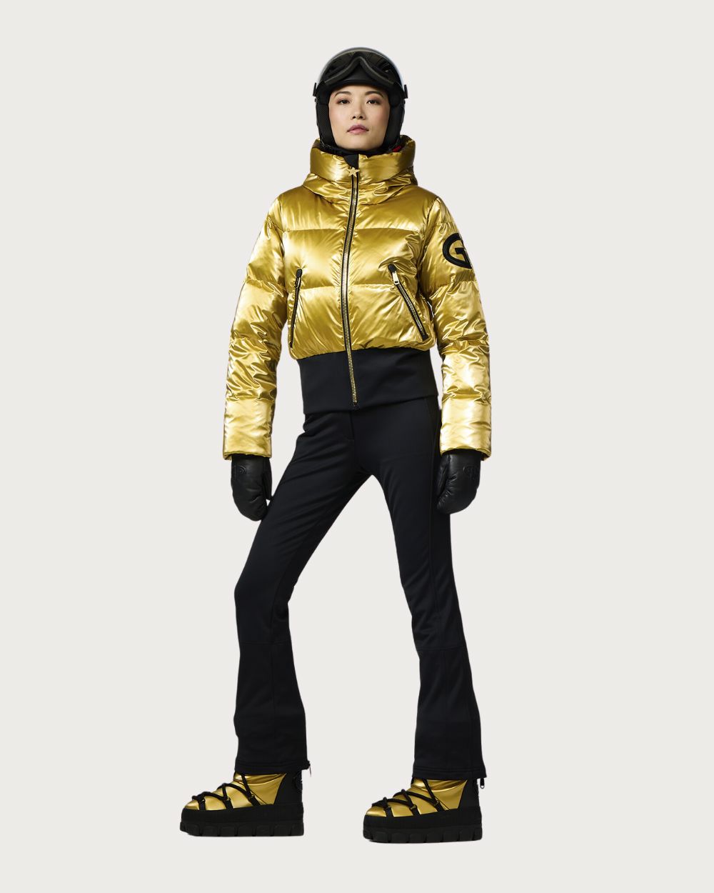 Womens Goldbergh Bombardino Ski Jacket - Rich Gold Jackets Goldbergh