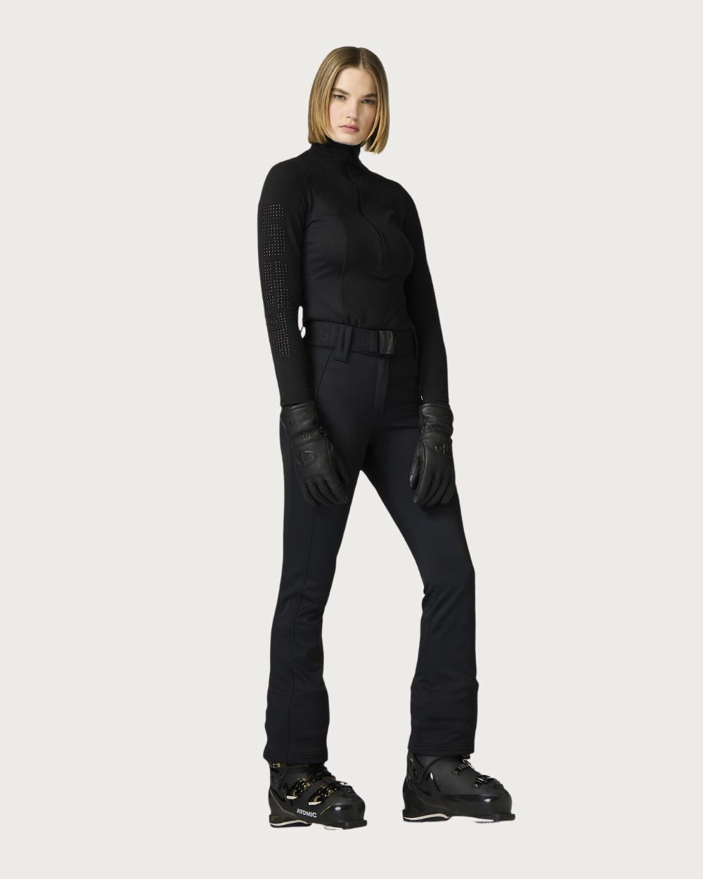 Womens Goldbergh Brezza Ski Pully - Black Thermals Goldbergh