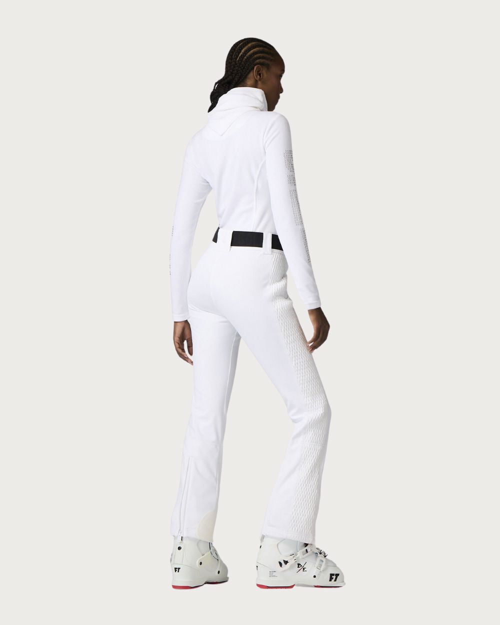 Womens Goldbergh Brezza Ski Pully - White Thermals Goldbergh