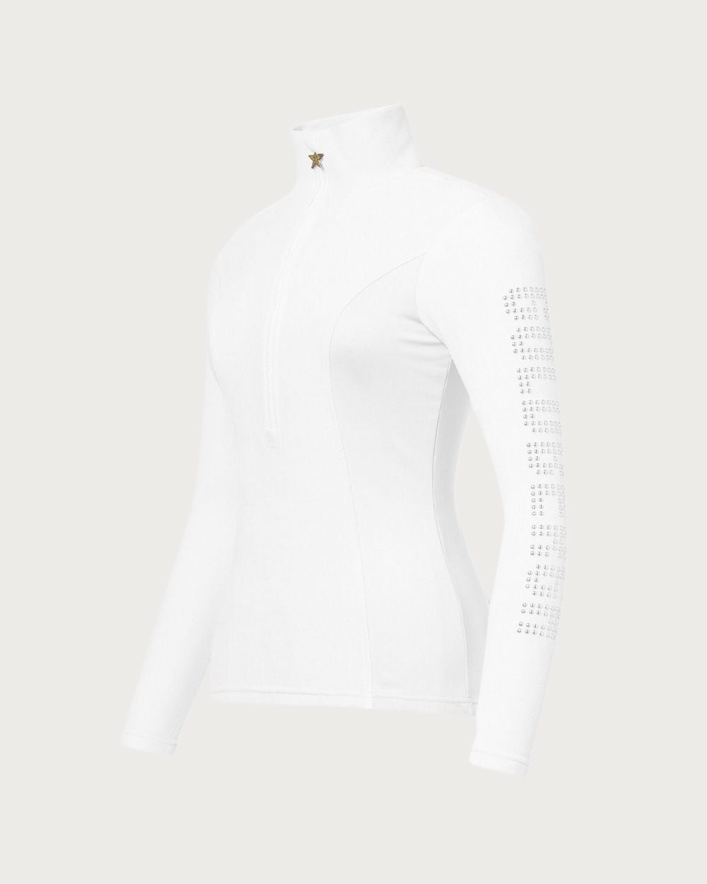 Womens Goldbergh Brezza Ski Pully - White Thermals Goldbergh