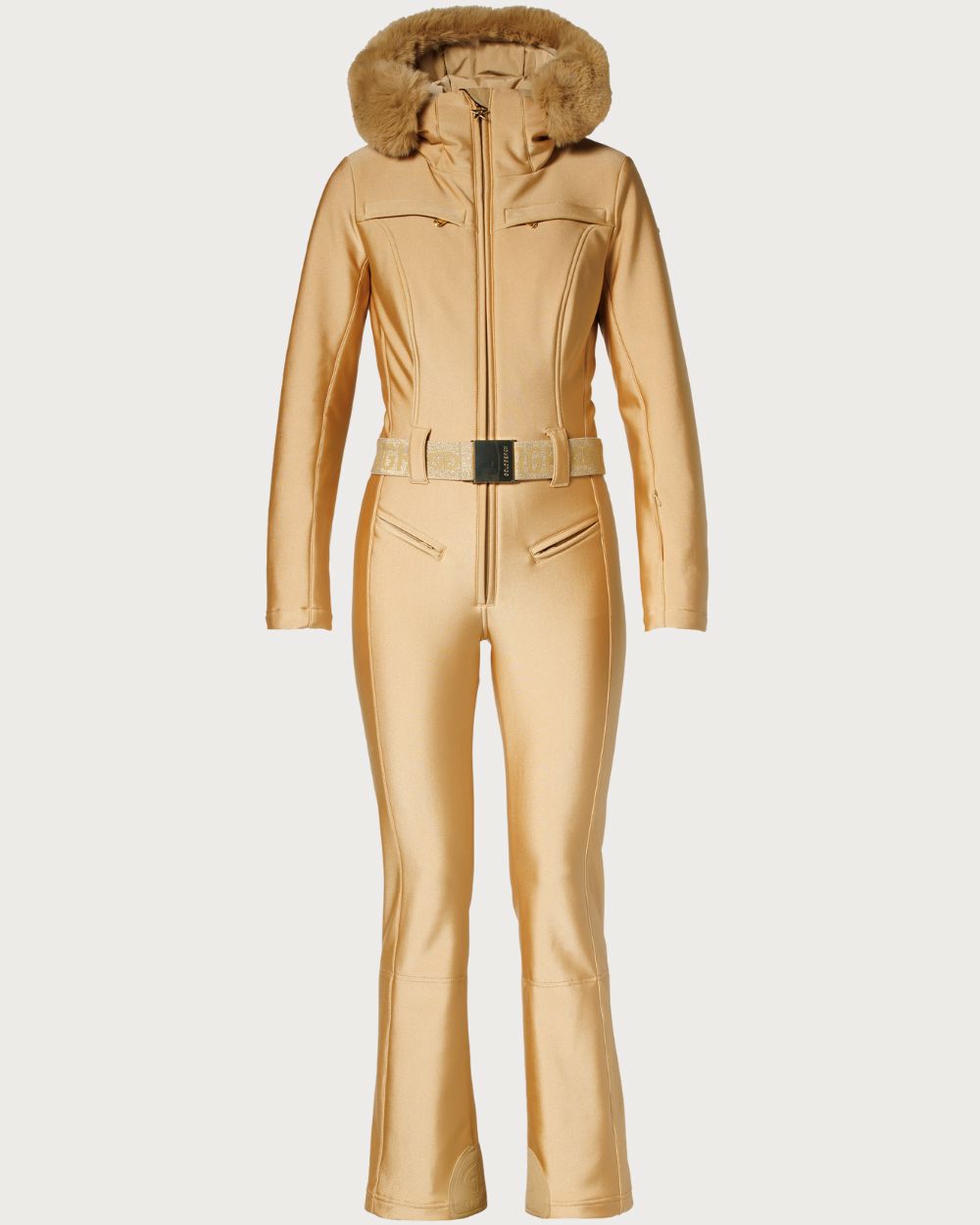 Womens Goldbergh Char Ski Suit - Rich Gold One Piece Suits Goldbergh