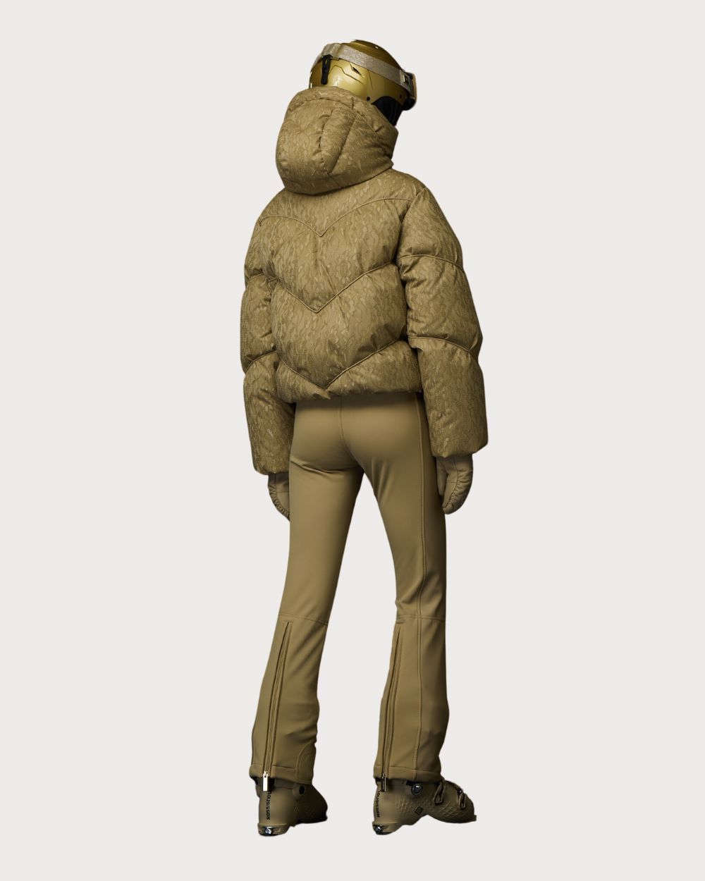 Womens Goldbergh Fiora Ski Jacket - Caramello Jackets Goldbergh