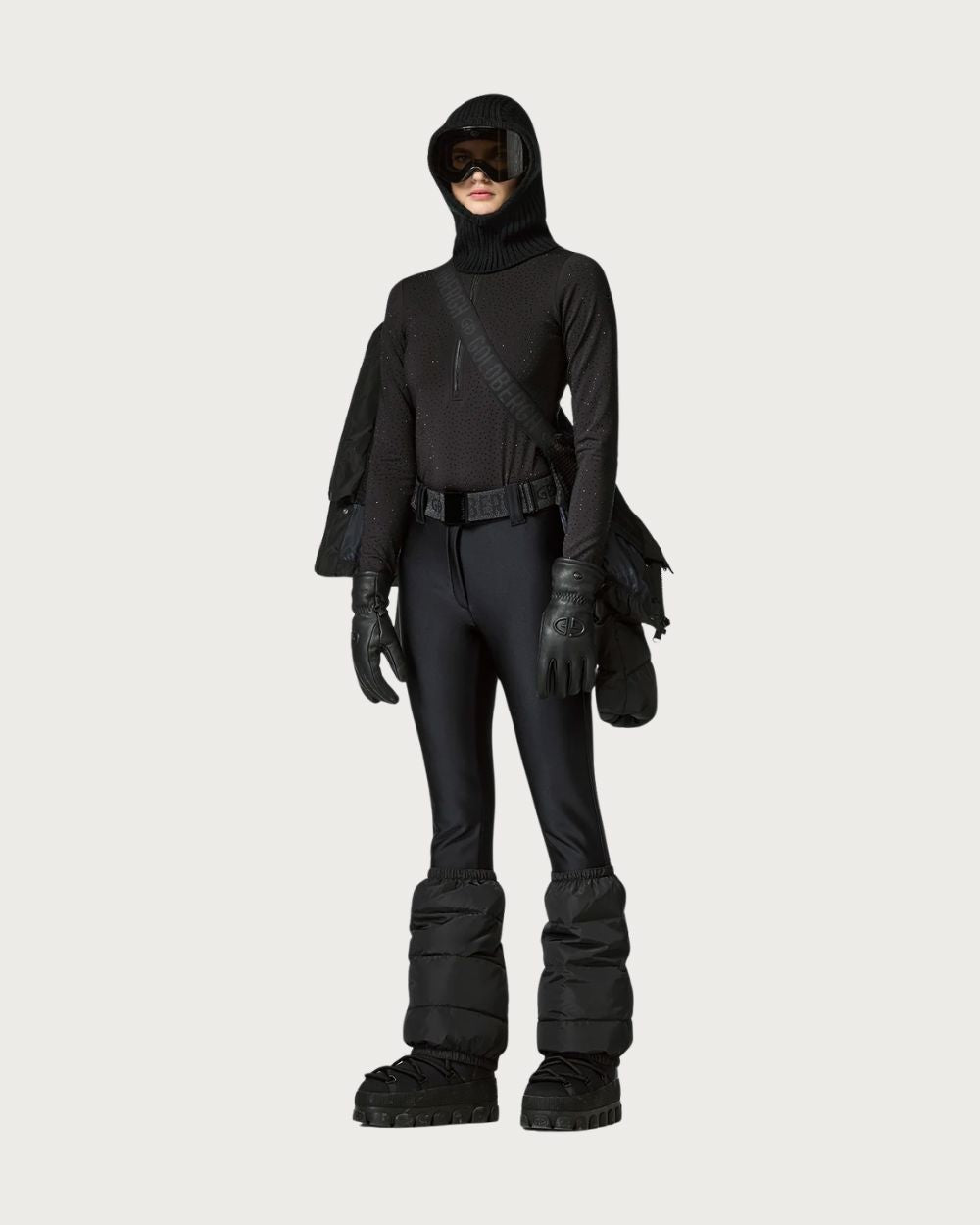 Womens Goldbergh Gianna Ski Pully - Black Thermals Goldbergh
