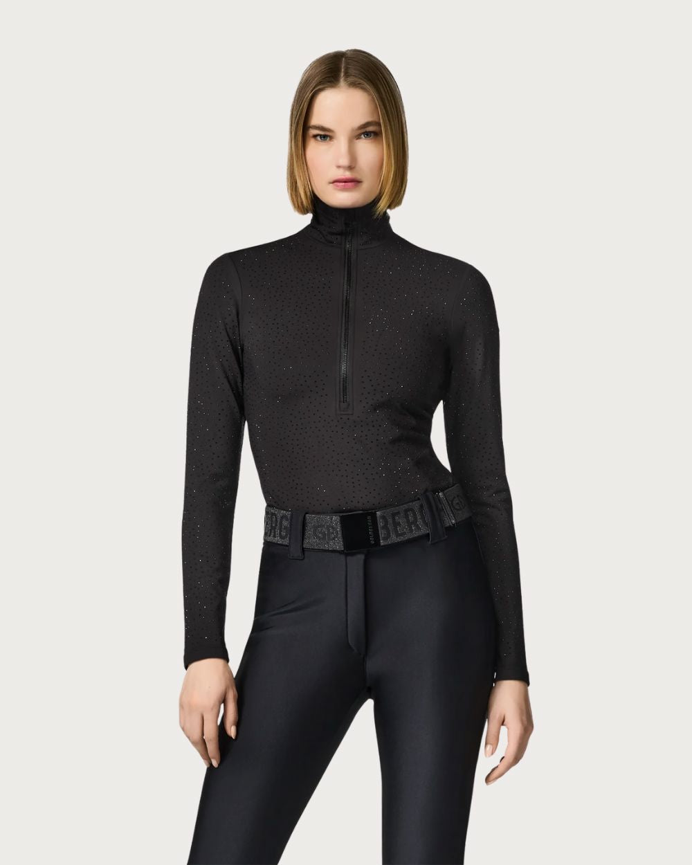 Womens Goldbergh Gianna Ski Pully - Black Thermals Goldbergh