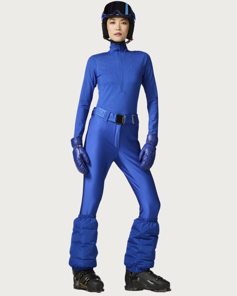Womens Goldbergh Gianna Ski Pully - Dazzling Blue Thermals Goldbergh