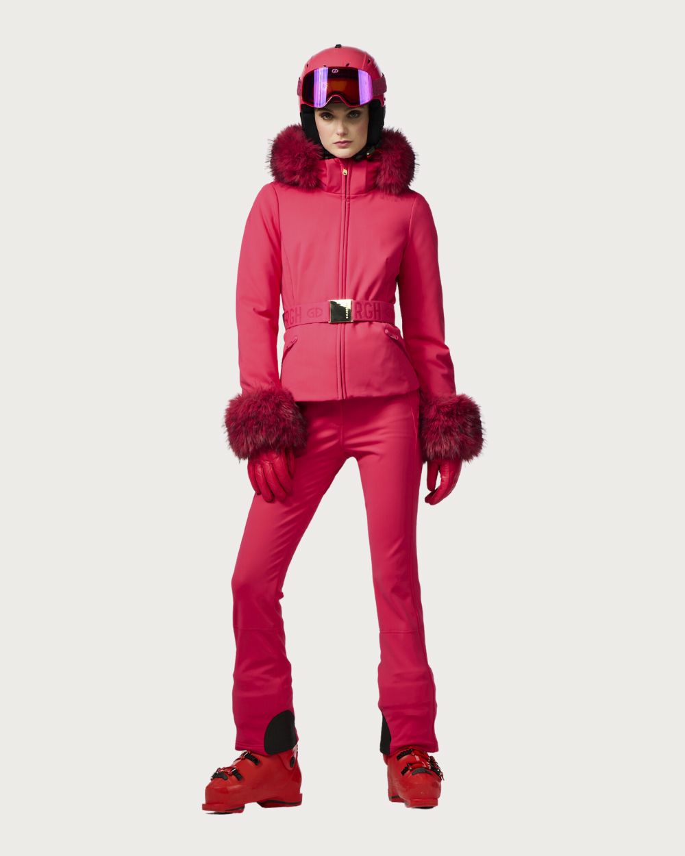 Womens Goldbergh Giselle Faux Border Jacket - Italian Rose Jackets Goldbergh