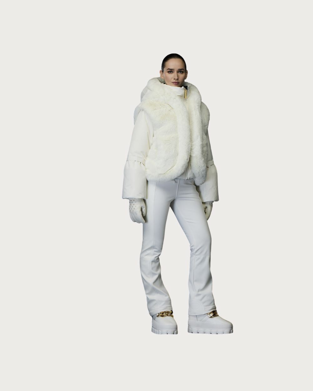 Womens Goldbergh GOLD Amore Ski Jacket - Cream Jackets Goldbergh