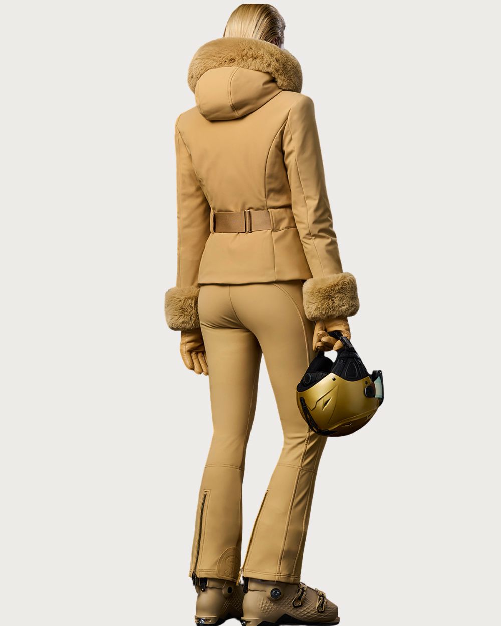 Womens Goldbergh GOLD Prezioso Faux Border Jacket - Lark Jackets Goldbergh