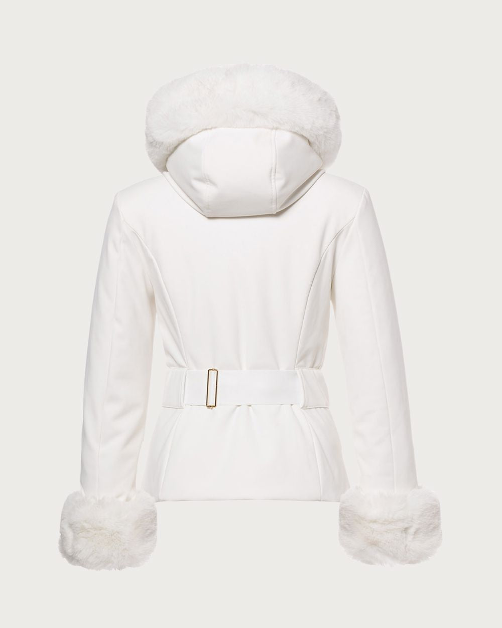 Womens Goldbergh GOLD Prezioso Faux Border Jacket - Snow White Jackets Goldbergh