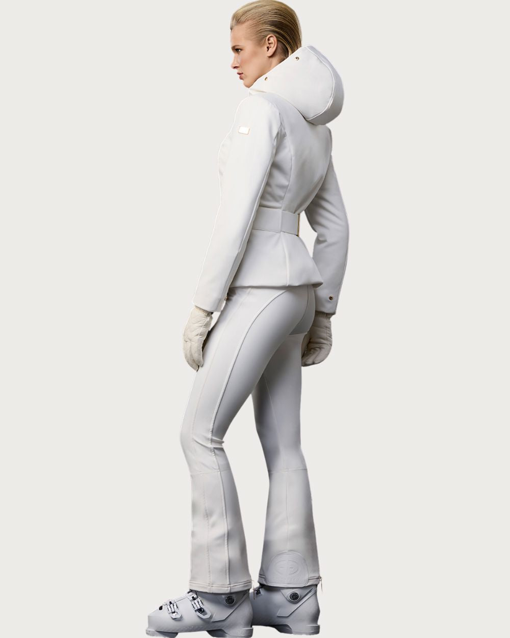 Womens Goldbergh GOLD Prezioso Faux Border Jacket - Snow White Jackets Goldbergh