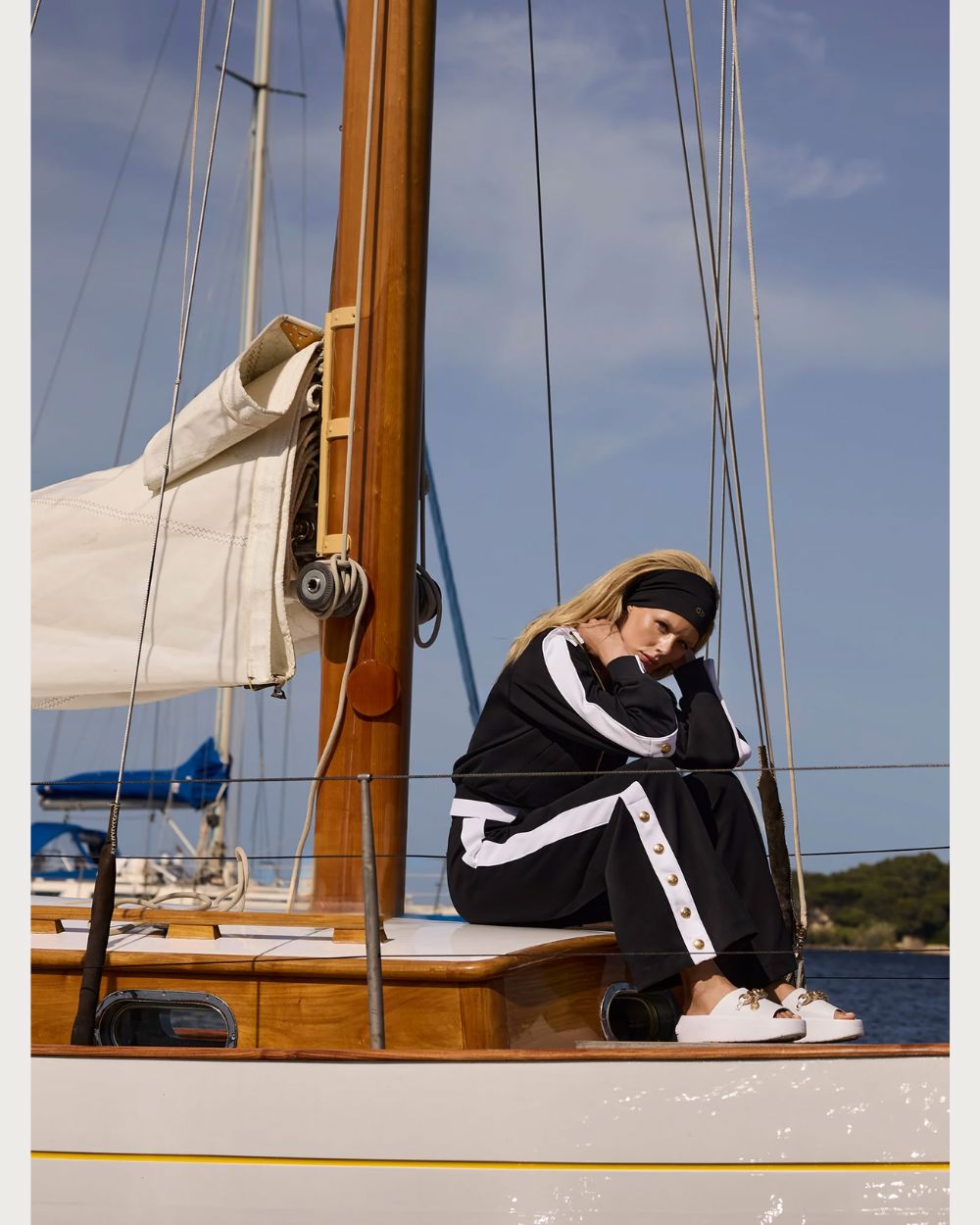 Womens Goldbergh Grimaud Track Pants - Black Après | Travel Goldbergh