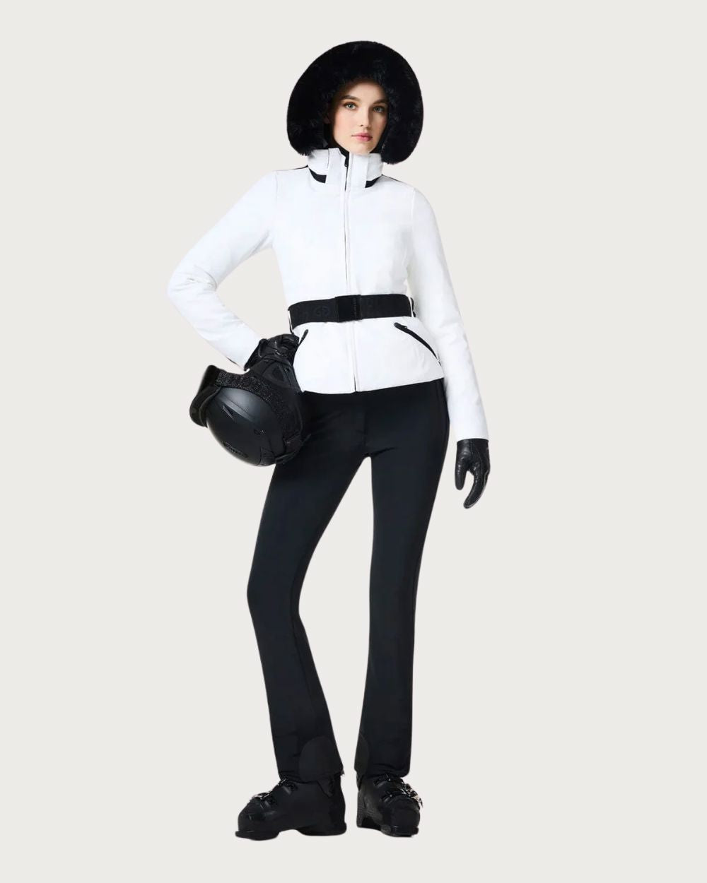 Womens Goldbergh Hida Jacket - White Jackets Goldbergh