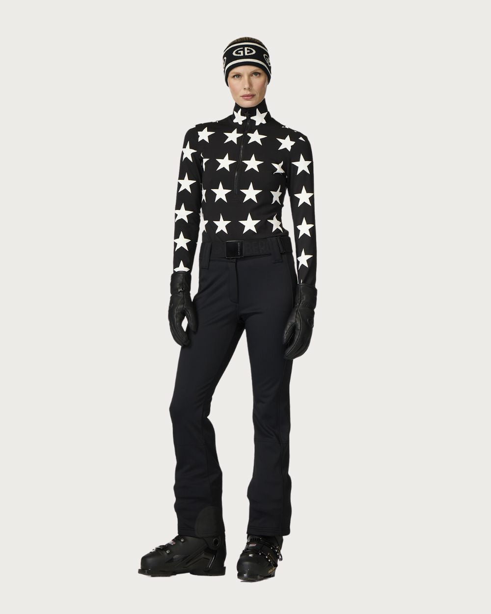 Womens Goldbergh Lunaria Ski Pully - Black Thermals Goldbergh