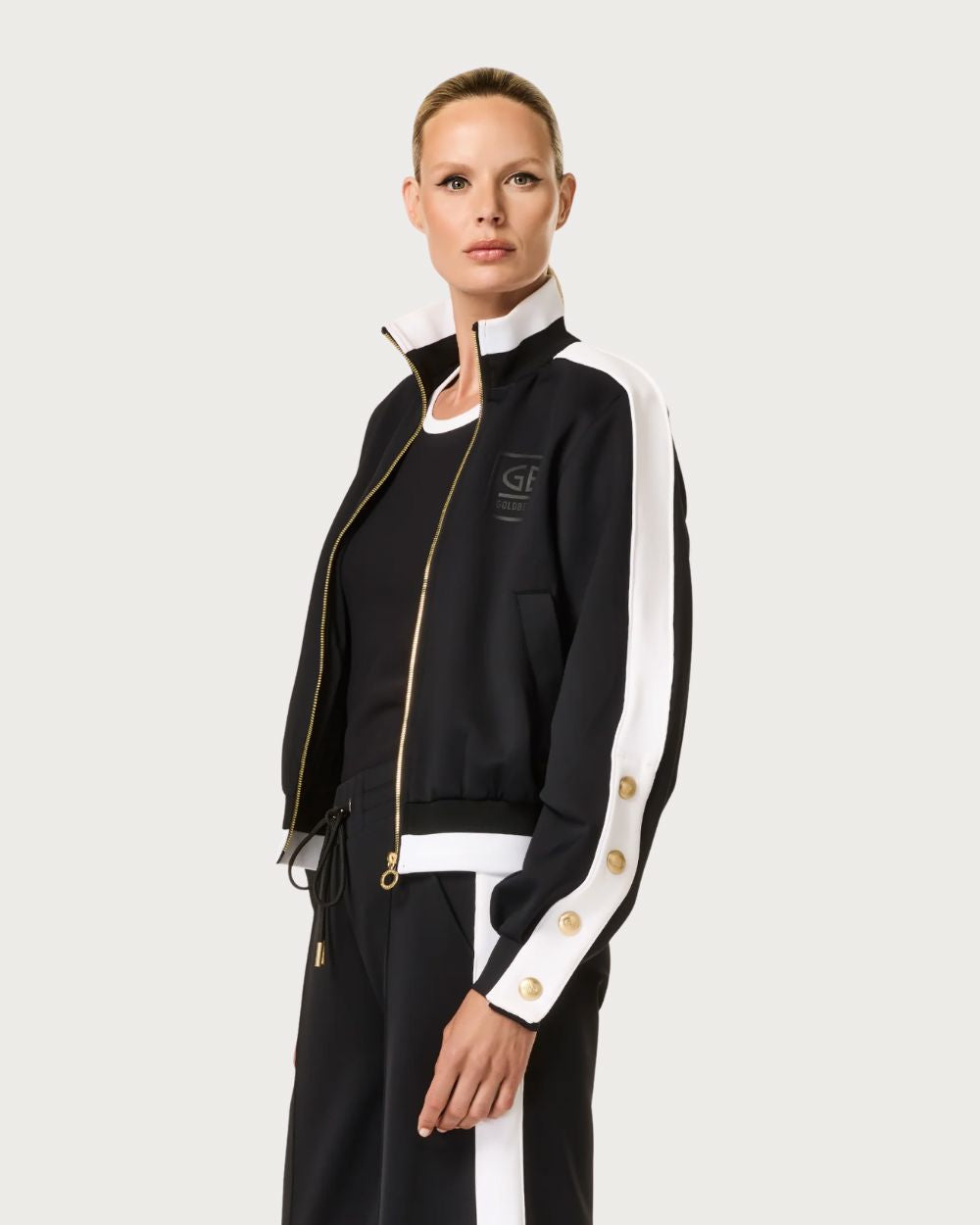 Womens Goldbergh Monaco Track Jacket - Black Après Jackets Goldbergh