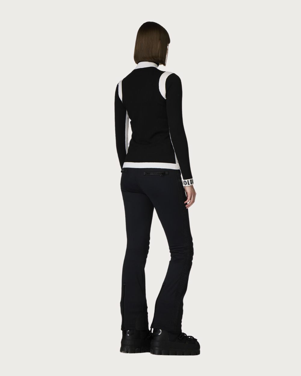 Womens Goldbergh Noemi Long Sleeve Knit Sweater - Black Après | Travel Goldbergh