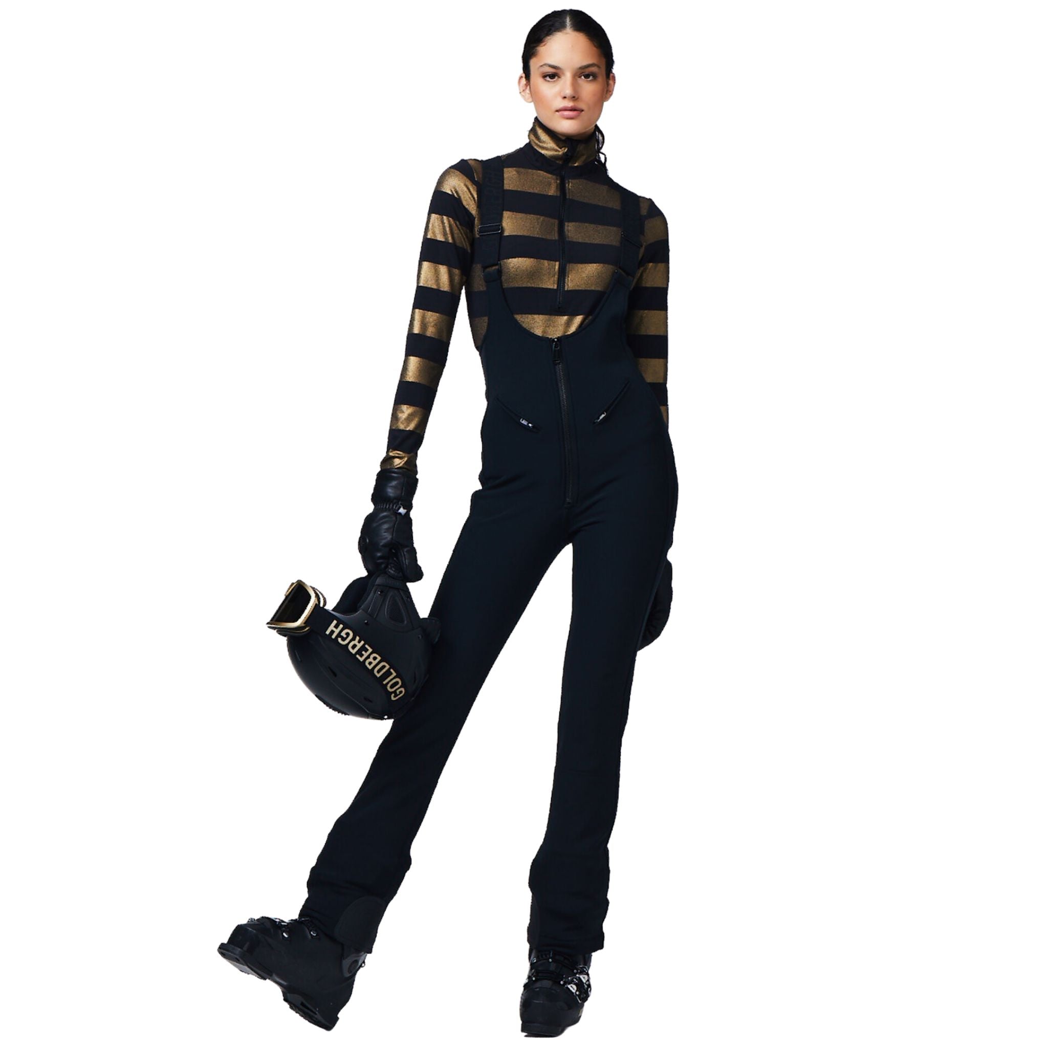 Womens Goldbergh Phoebe Saloppette Pant - Black Pants Goldbergh