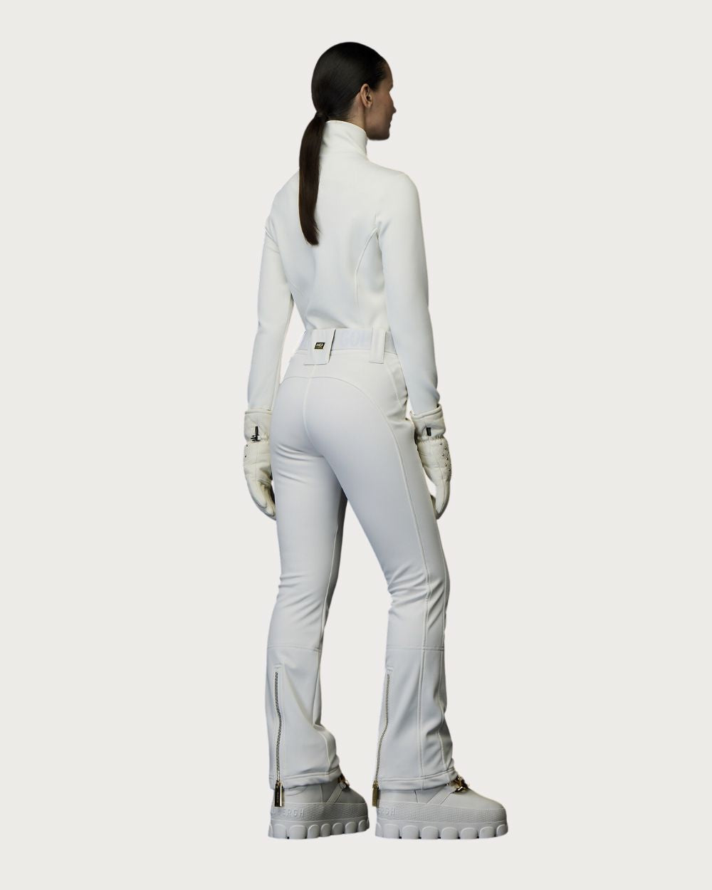 Womens Goldbergh Pippa GOLD Pant - Cream Pants Goldbergh