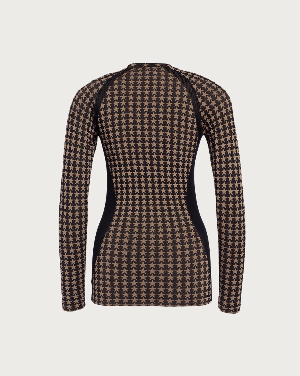 Womens Goldbergh Starlet Baselayer Long Sleeve -Black and Gold Thermals Goldbergh