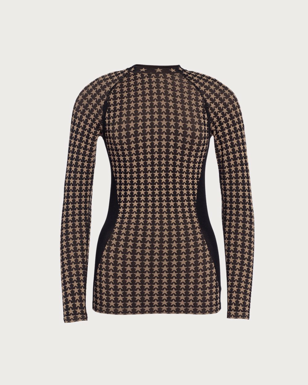 Womens Goldbergh Starlet Baselayer Long Sleeve -Black and Gold Thermals Goldbergh