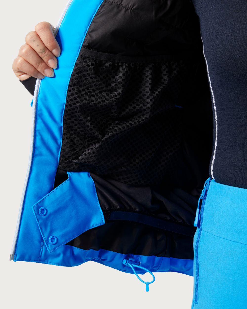 Womens Helly Hansen Alphelia Lifaloft Jacket - Cyan Jackets Helly Hansen