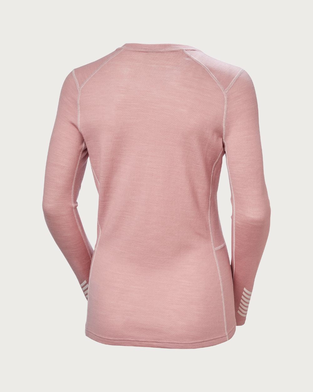 Womens Helly Hansen LIFA Merino Midweight Thermal Crew - Pink Salt Thermals Helly Hansen