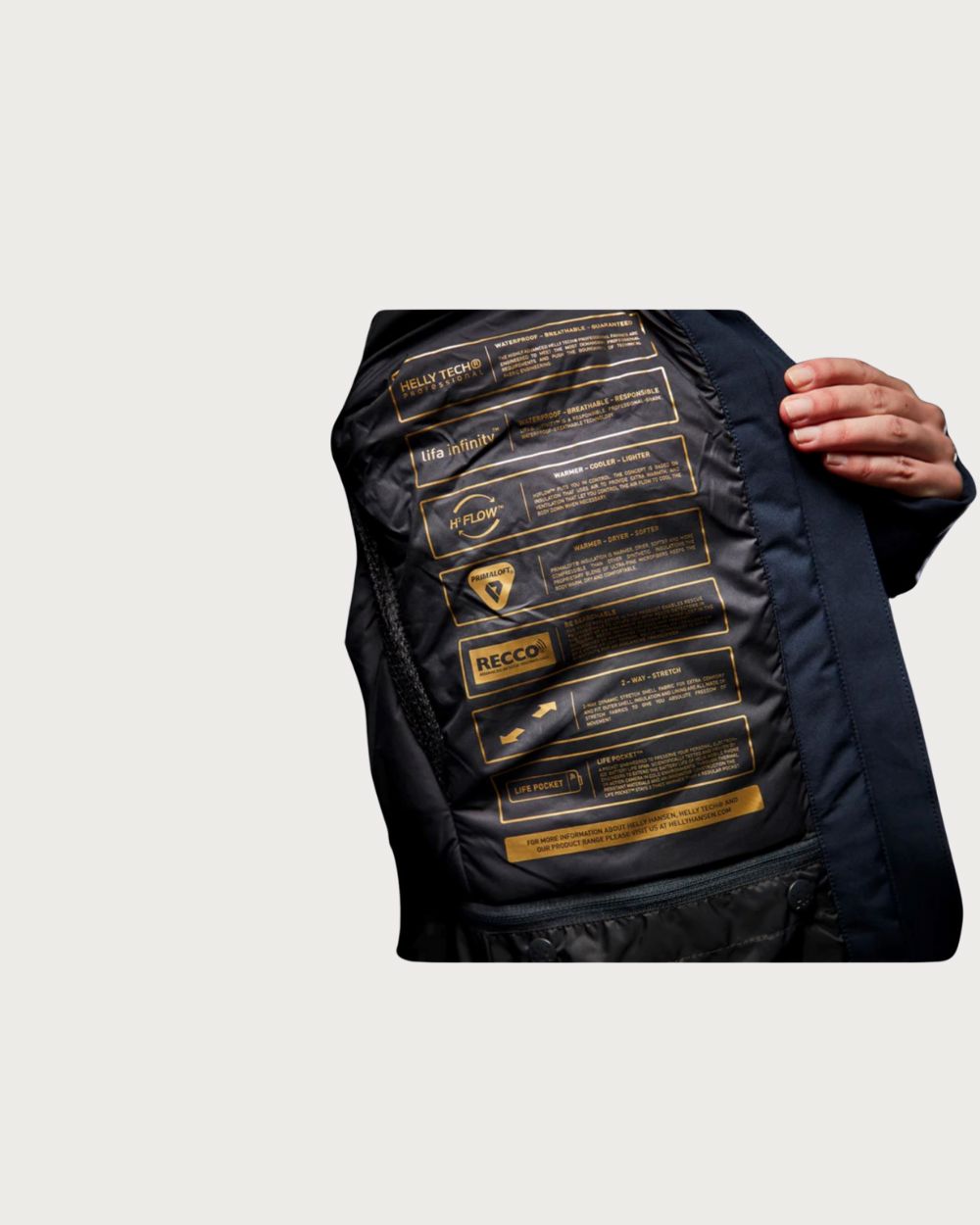 Womens Helly Hansen Verbier Infinity Jacket - Navy Jackets Helly Hansen