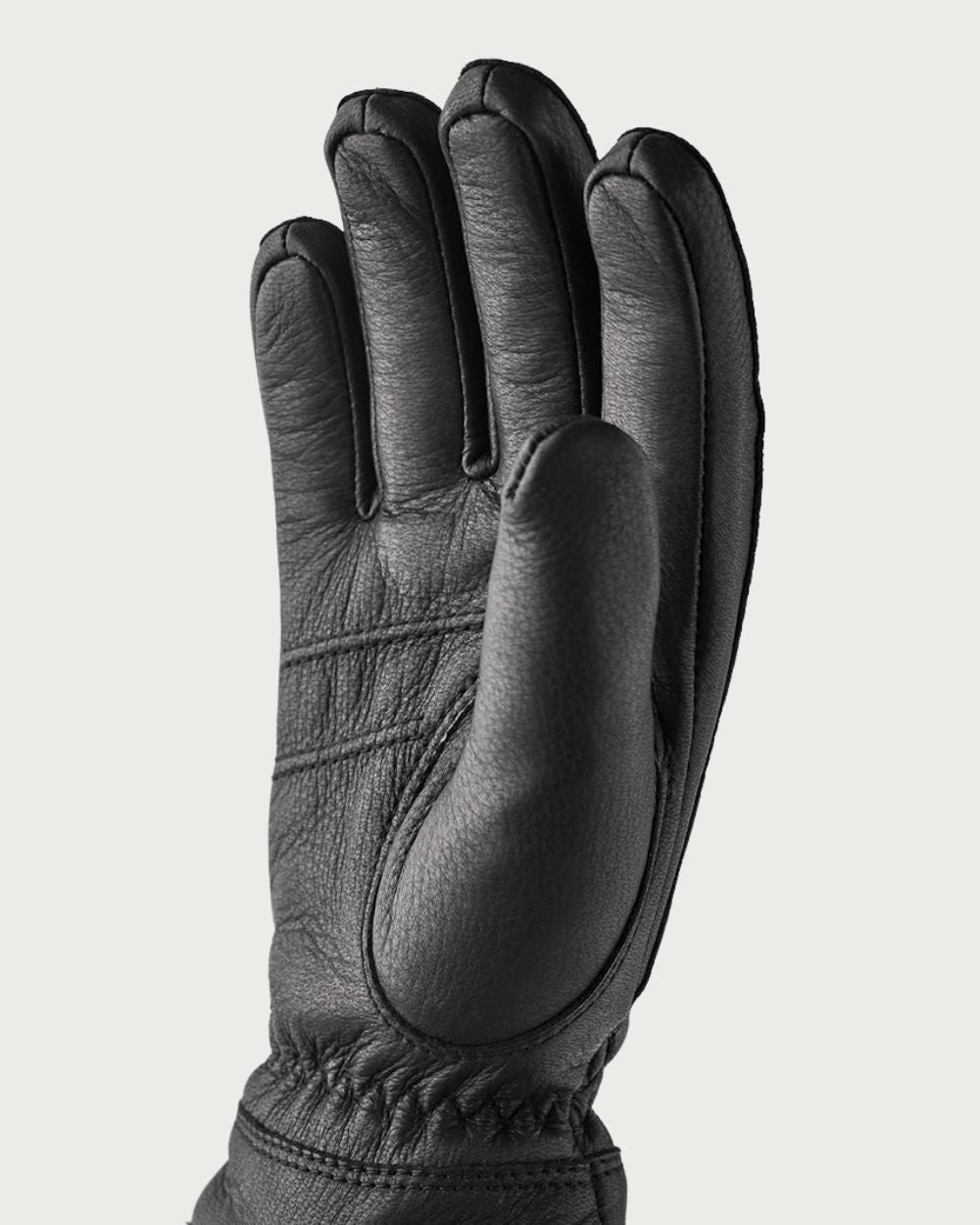 Womens Hestra Deerskin Buvika Primaloft Après Glove - Black Après Gloves Hestra