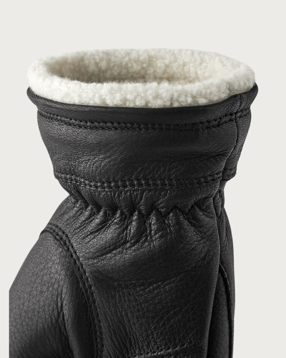 Womens Hestra Deerskin Buvika Primaloft Après Glove - Black Après Gloves Hestra