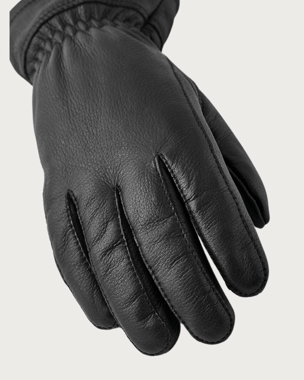 Womens Hestra Deerskin Buvika Primaloft Après Glove - Black Après Gloves Hestra