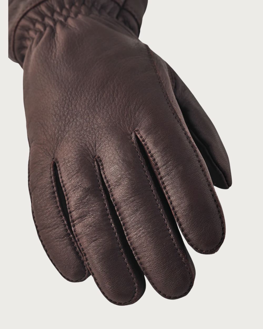 Womens Hestra Deerskin Buvika Primaloft Après Glove - Chocolate Après Gloves Hestra