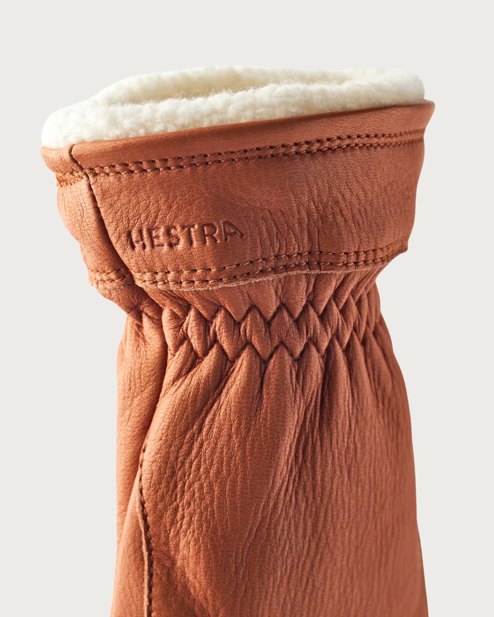 Womens Hestra Deerskin Buvika Primaloft Après Glove - Cork Après Gloves Hestra