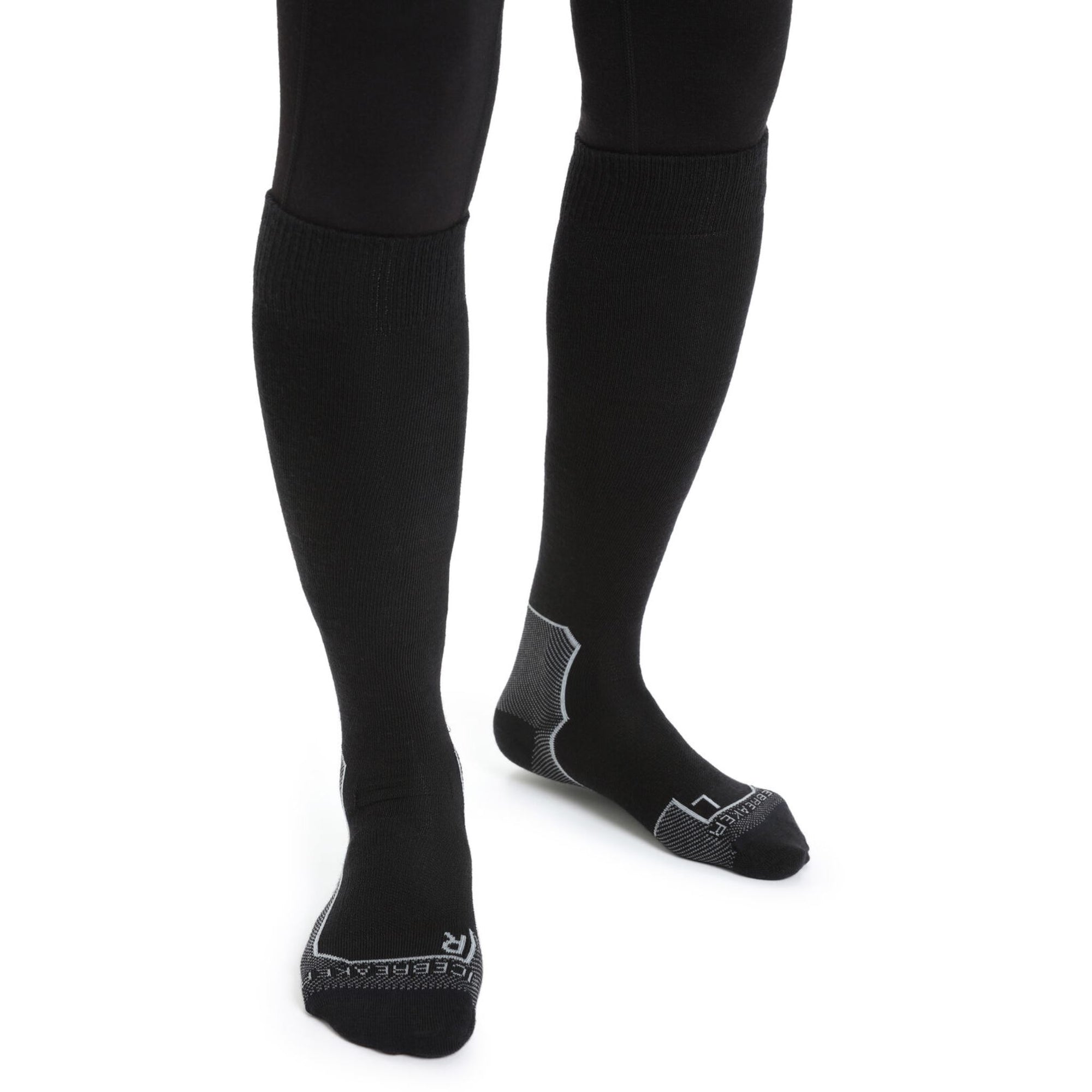Womens Icebreaker Merino Ski+ Ultra Light Socks - Black Socks Icebreaker S - (US5.5-7/EU35-37) 