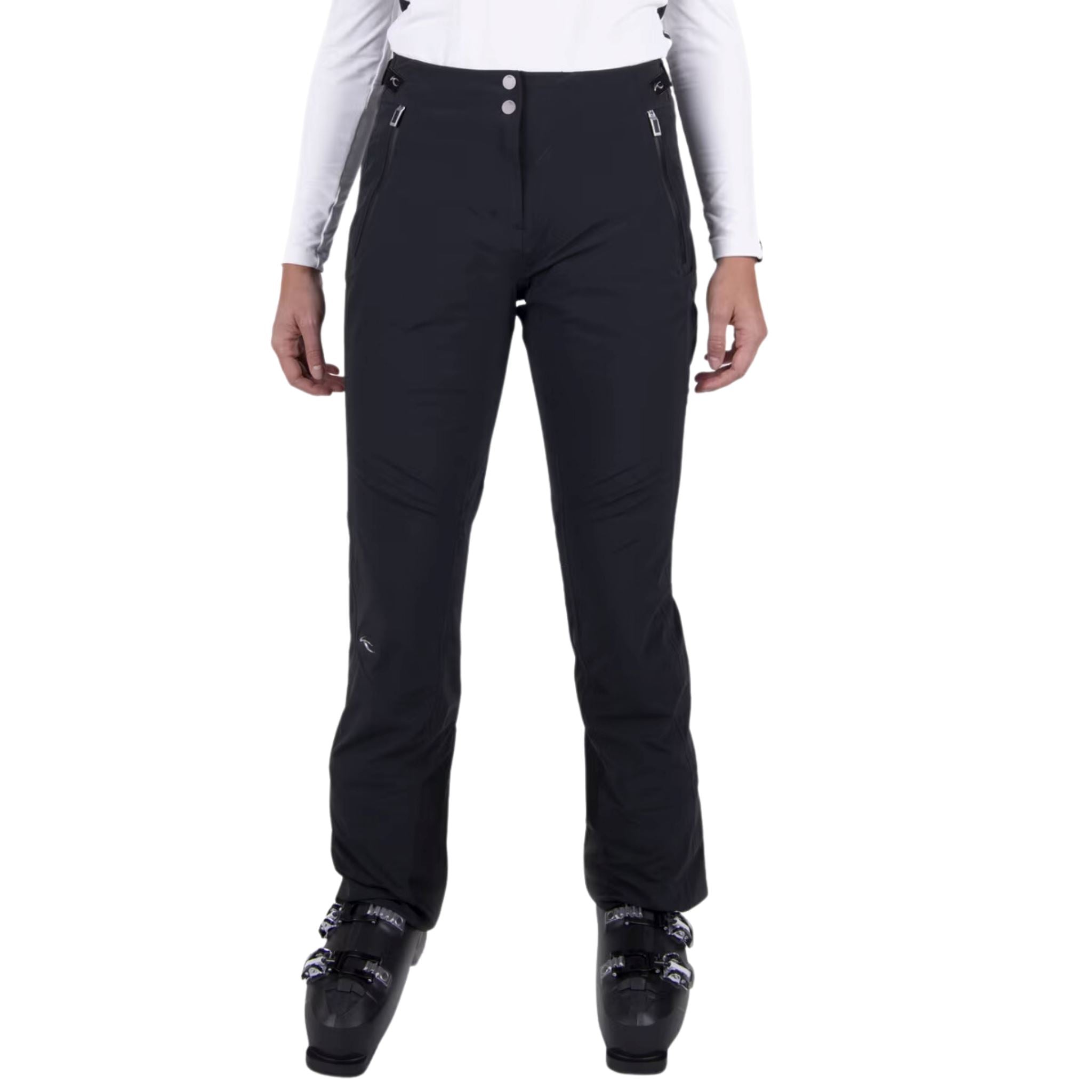 Womens Kjus Formula Pant (Short Length) - Black
