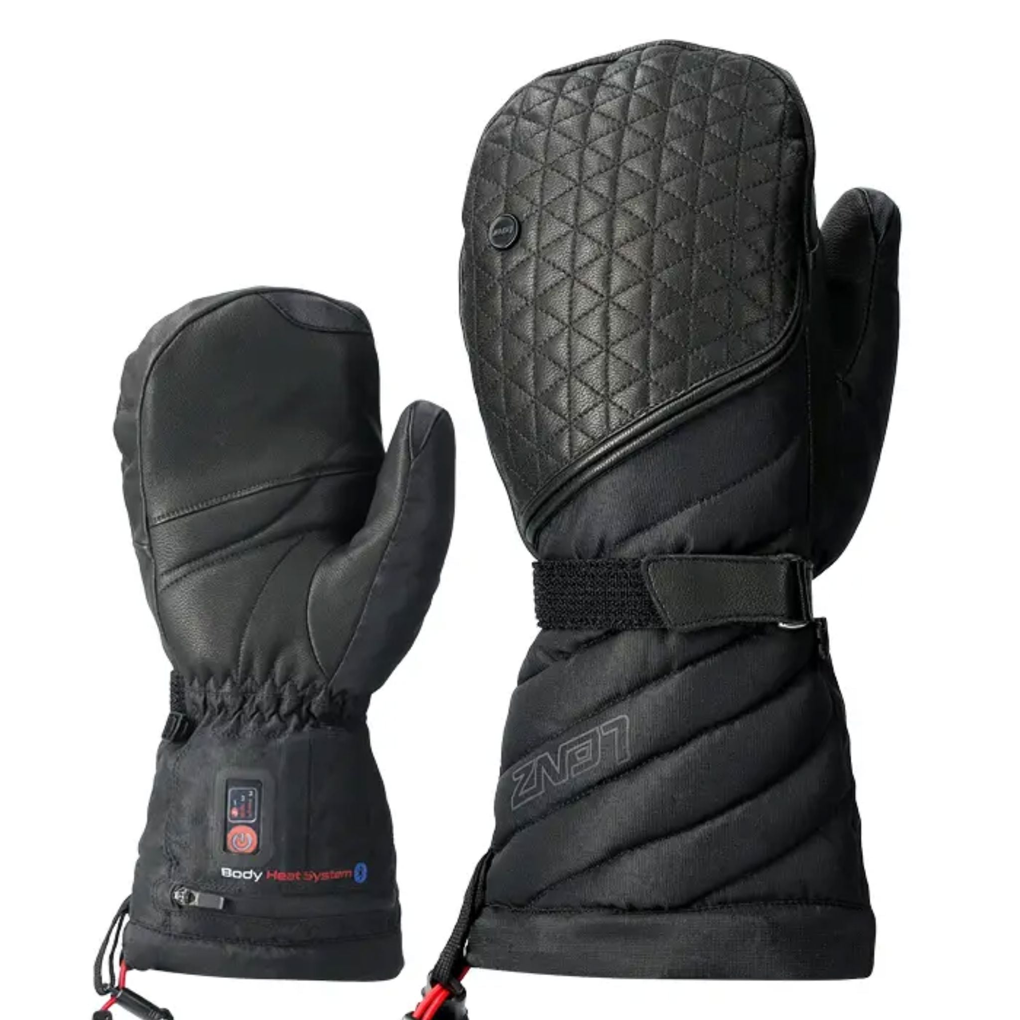 Womens Lenz Finger Cap Heated Mittens 6.0 Gloves Lenz