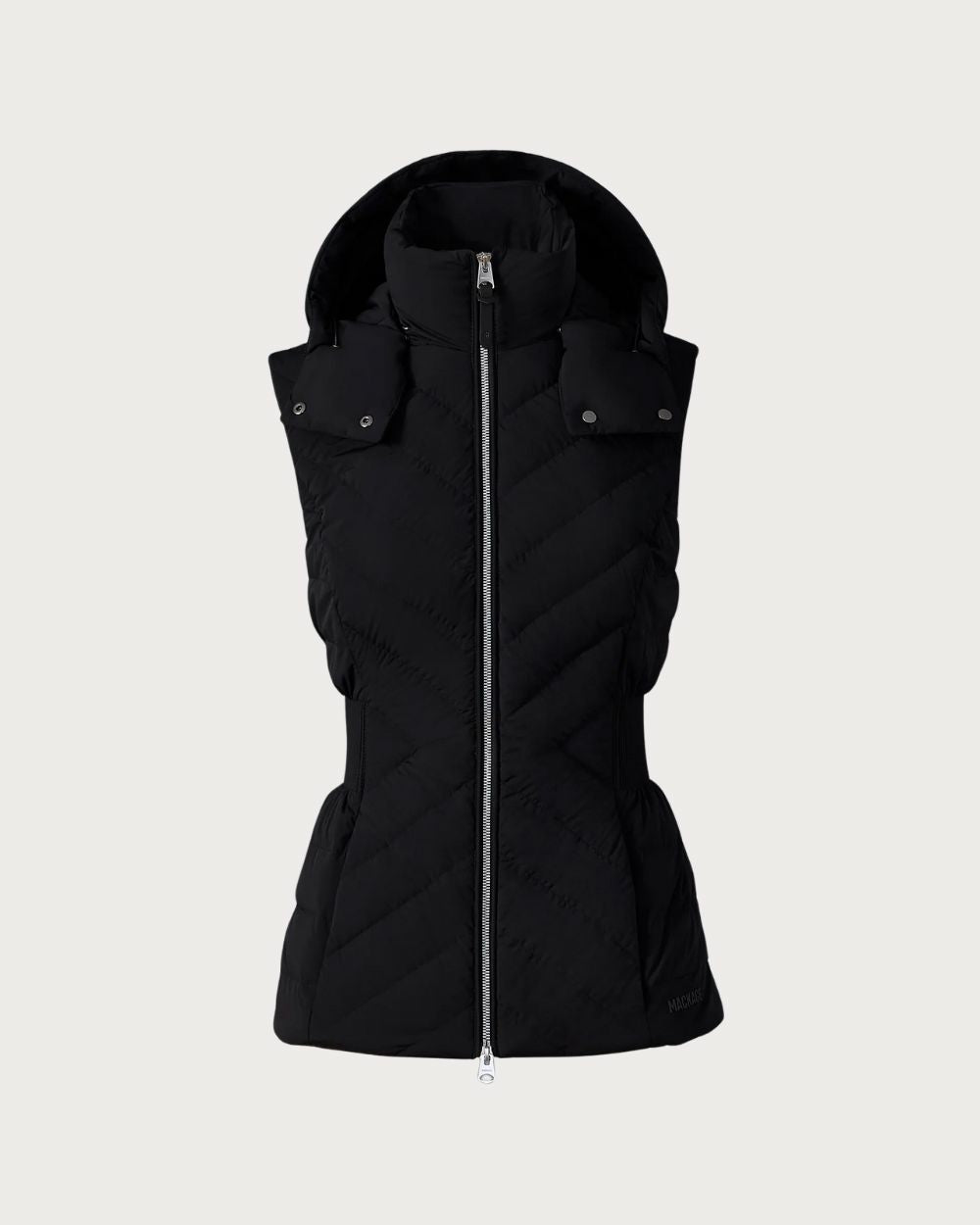 Womens Mackage Hoshi Vest - Black Après | Travel Mackage